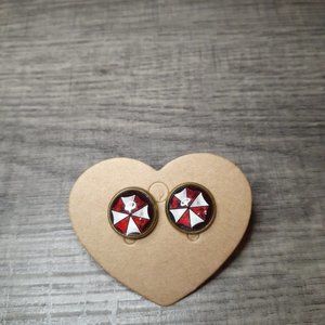 Resident Evil Umbrella Corporation Earrings